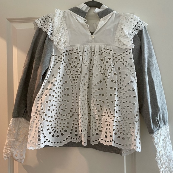 Shopbop Sea lace sweatshirt XS - Picture 5 of 5
